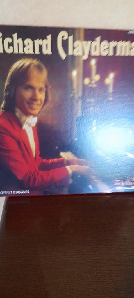 Richard Clayderman-koffer met 3 platen, Enlèvement, Neuf, dans son emballage