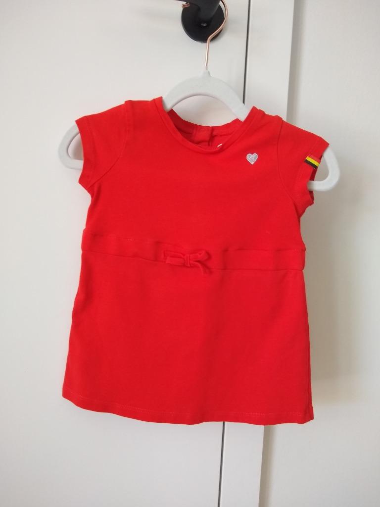 Rood jurkje maat 80 JBC, Kinderen en Baby's, Babykleding | Maat 80, Gebruikt, Meisje, Jurkje of Rokje, JBC