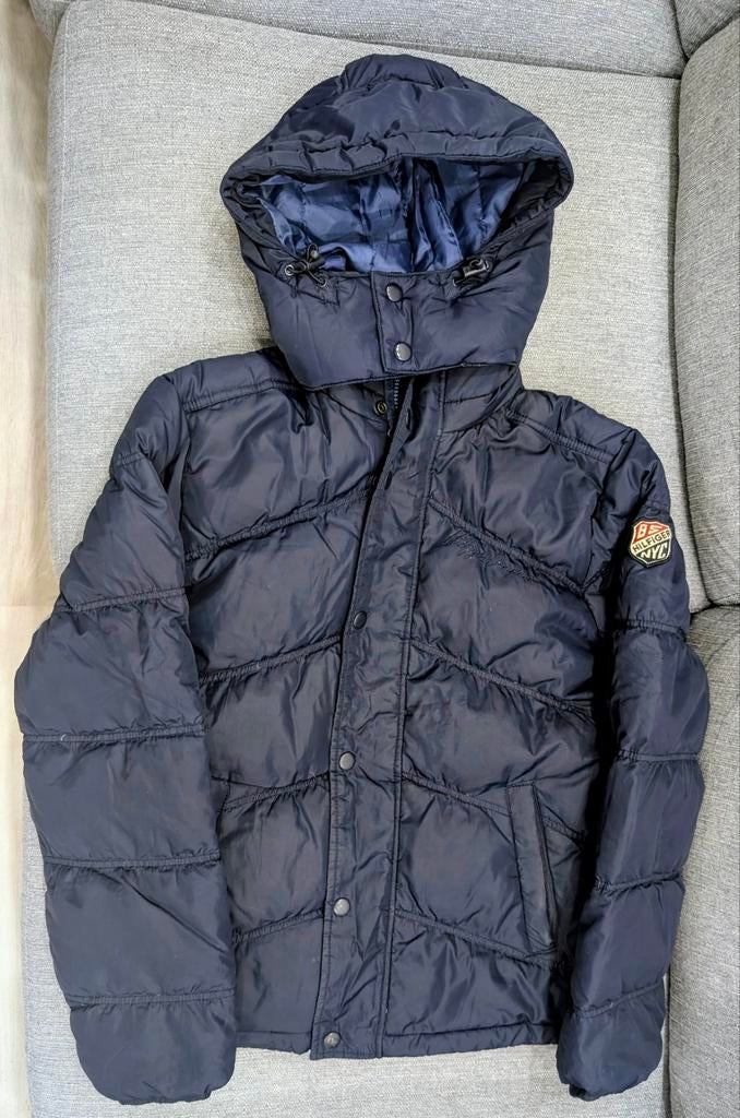 Tommy Hilfiger Heren Dons Jas Maat S, Ophalen, Maat 46 (S) of kleiner