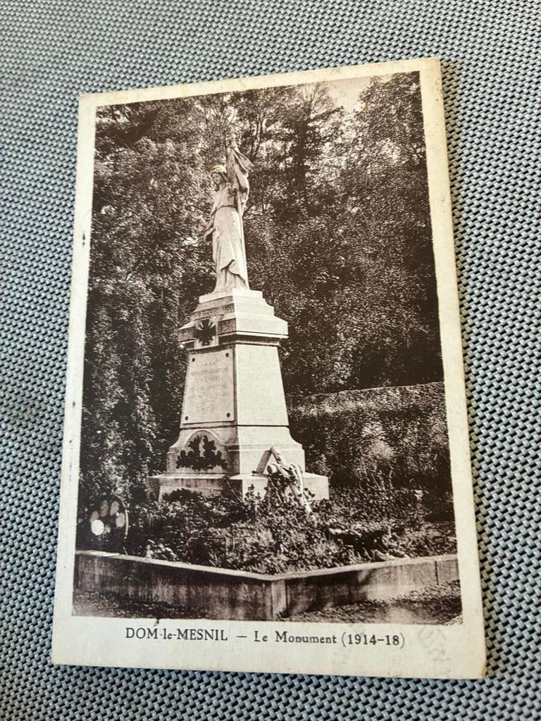 Dom le Mesnil, Verzenden, 1920 tot 1940, Gelopen, Frankrijk