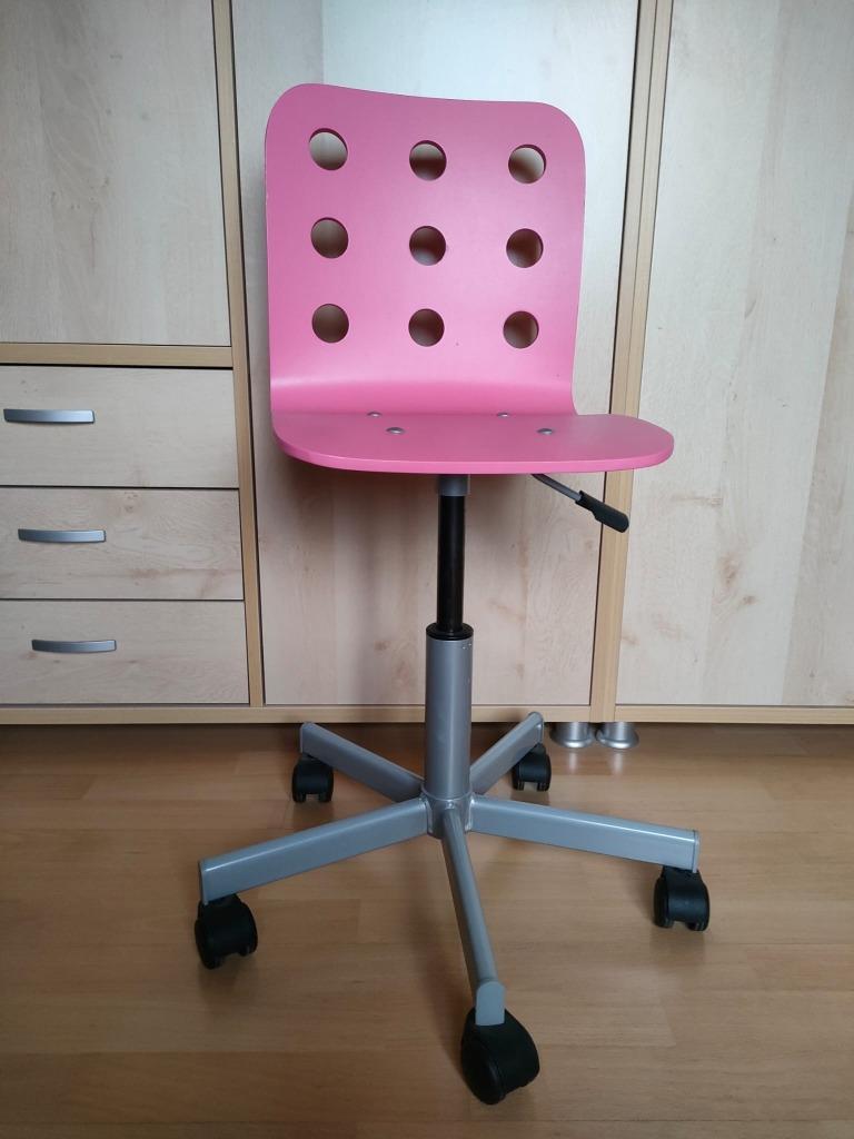 Roze bureaustoel, Ophalen, Gebruikt, Roze, Bureaustoel