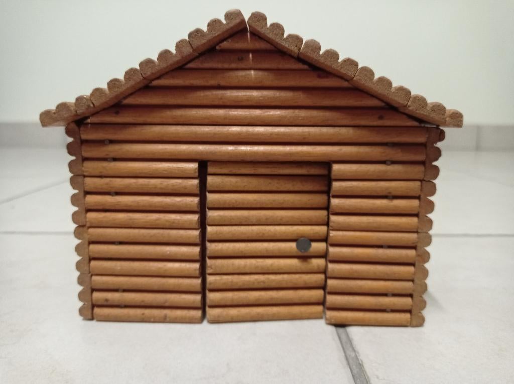 speelhuis/blokhut, Kinderen en Baby's, Speelgoed | Duplo en Lego, Ophalen, Zo goed als nieuw, Complete set