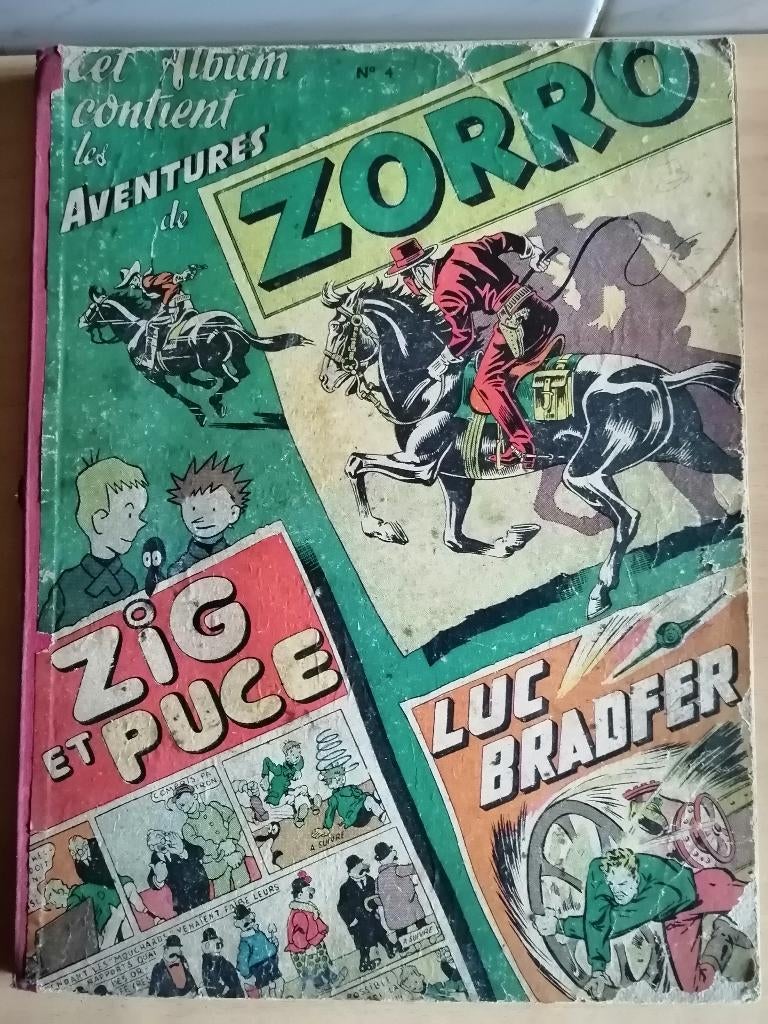 BD receuil ZORRO Album n4 - n100 à 117 - E.O. 1948, Boeken, Stripverhalen, Ophalen of Verzenden