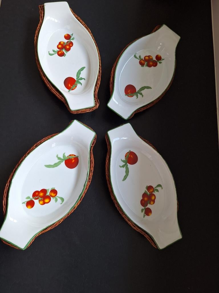 Retro oven tapa schaaltjes keramiek schüssel, Ophalen of Verzenden