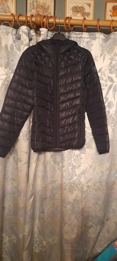 X-land,Zwarte donsjas,xs,€9, Ophalen, Zo goed als nieuw, Maat 34 (XS) of kleiner, X-land