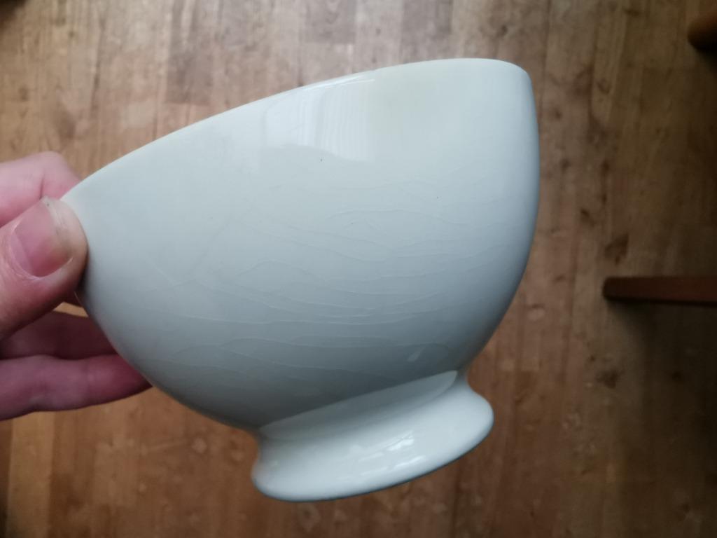 Bol, bowl, kommetje in wit porselein geen boch stempel, Antiquités & Art, Antiquités | Services (vaisselle) pièces, Enlèvement ou Envoi