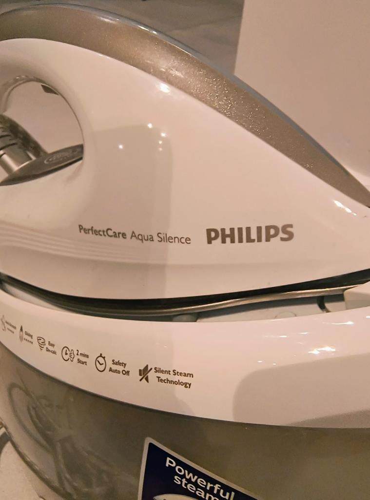 Goud-wit strijkijzer Philips Perfect Care, Elektronische apparatuur, Strijkijzers en Strijkplanken, Ophalen