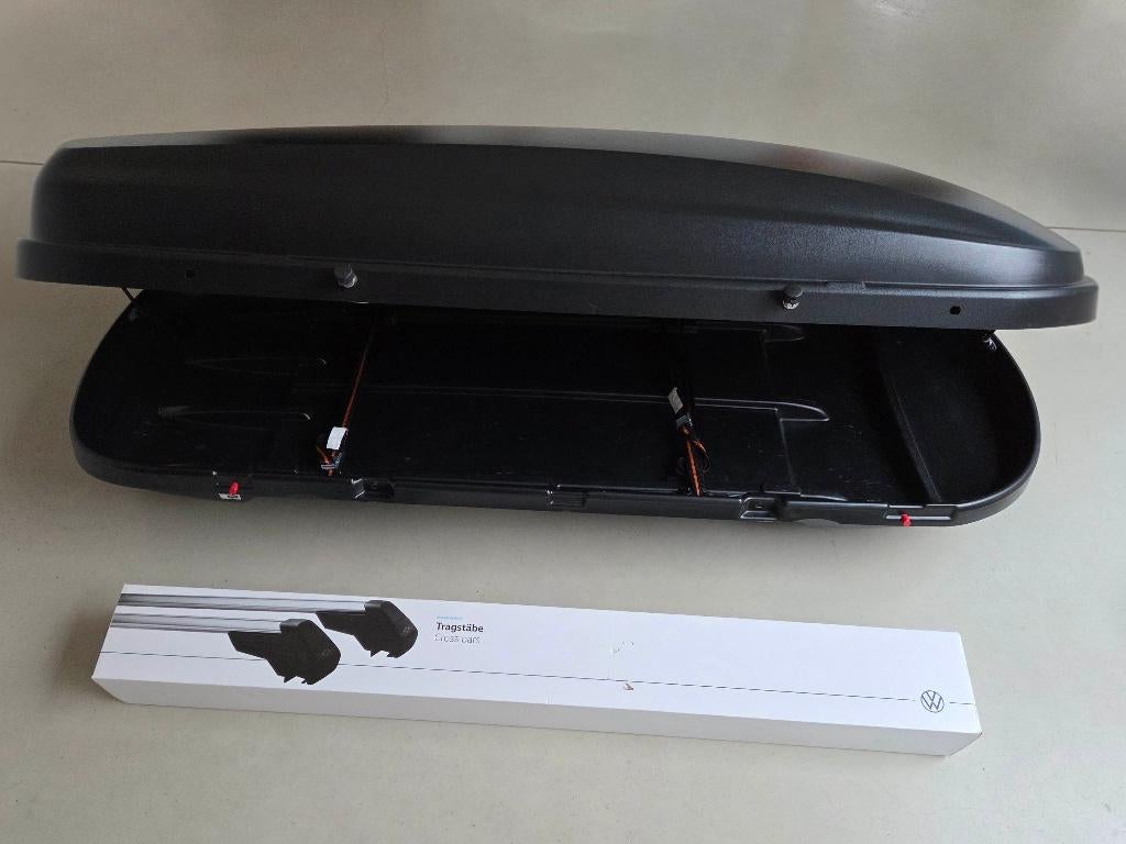 Vokswagen ID.4 dakkoffer 340l mat zwart + dakdragers T-groef, Ophalen, Zo goed als nieuw