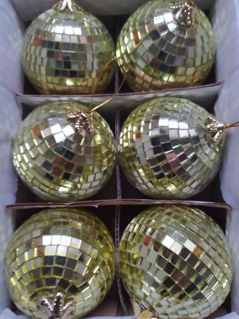 Superbes et grandes boules de Noël, neuves, avec boîte d'ori, Divers, Enlèvement ou Envoi