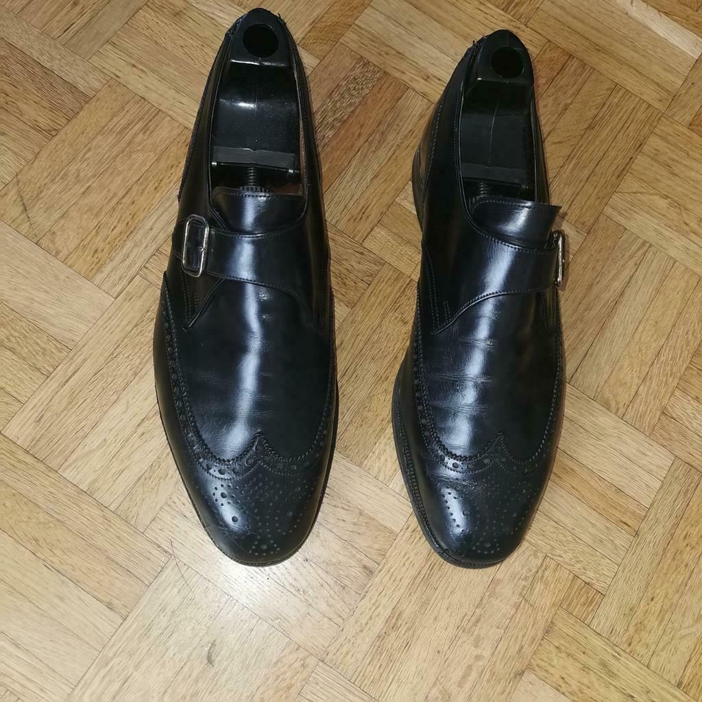 Mocassins à boucles Crockett and Jones, Enlèvement ou Envoi, Porté, Noir