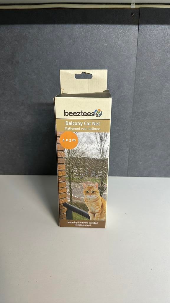 BEEZTEES Balkon net voor katten (4x3m), Dieren en Toebehoren, Ophalen