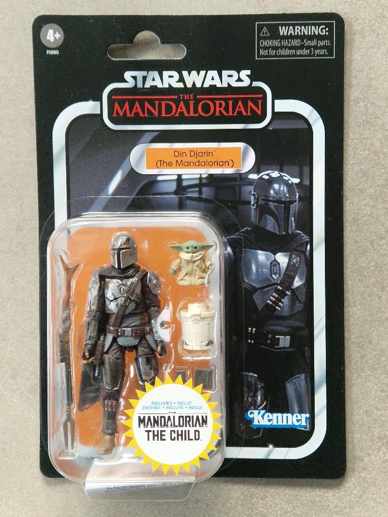 Star Wars Hasbro VC177 Din Djarin Mandalorian  TVC vintage, Verzamelen, Verzenden, Nieuw, Actiefiguurtje