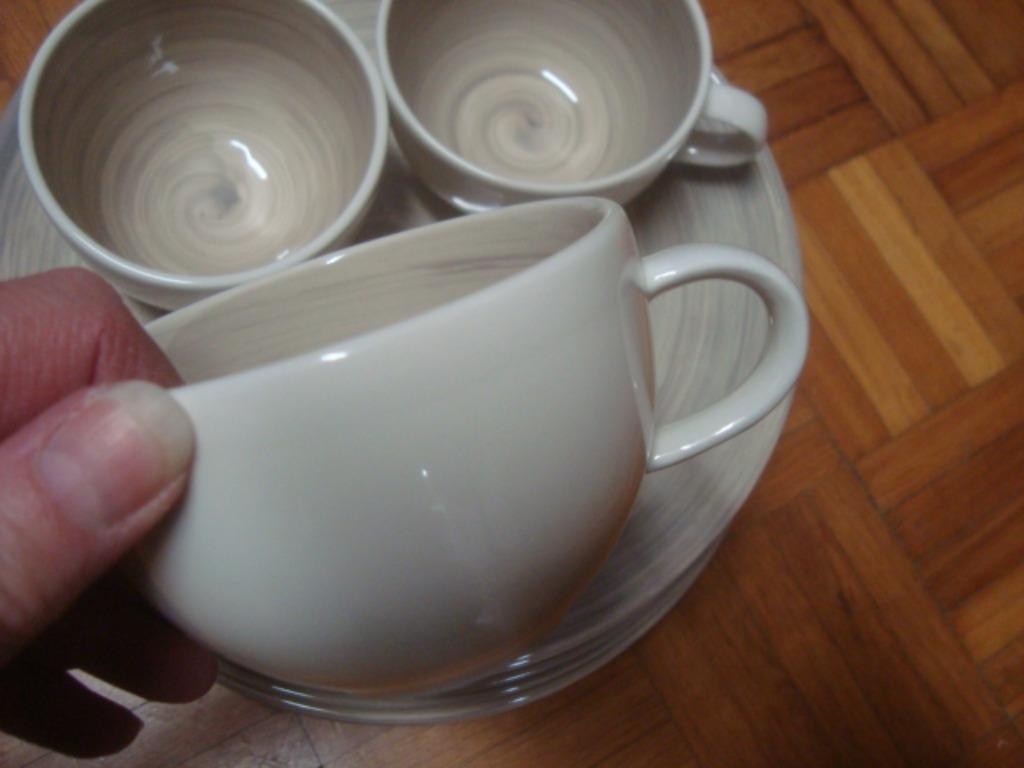 🎁 3 tasses + 6 assiettes, 2 tasses Senseo, 2 grosses tasses, Verzenden, Zo goed als nieuw