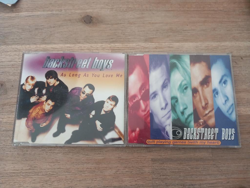 2x CD Maxi single Backstreet Boys Boysband Pop Hits, 2 t/m 5 singles, Ophalen of Verzenden, Pop