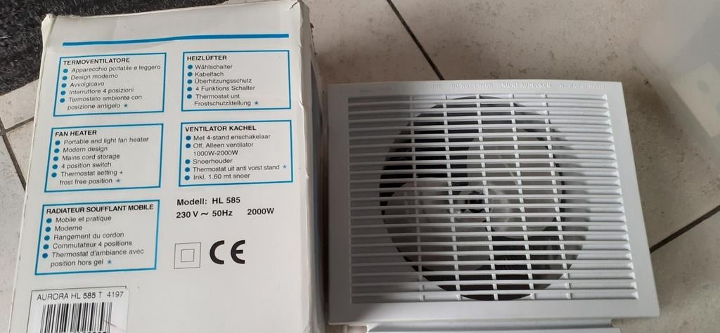Elektrisch verwarmingstoestel, Ophalen, Zo goed als nieuw