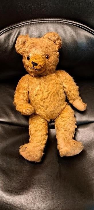 Ancien ours en peluche  vintage, Enlèvement ou Envoi, Ours
