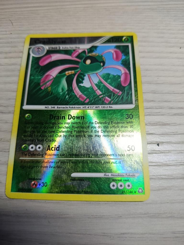 Pokemon Cradily Holo, Enlèvement ou Envoi