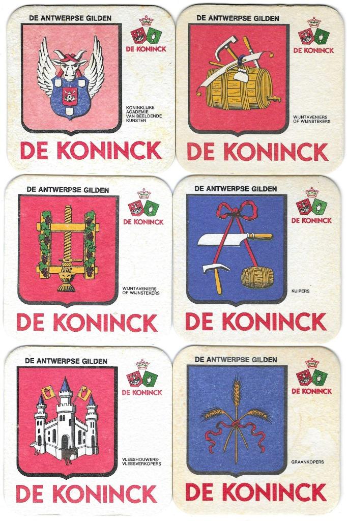 bierviltjes 13st De Koninck De Antwerpse gilde, Verzamelen, Biermerken, Verzenden