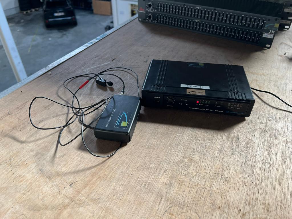 Sennheiser BFR 1051 Diversity Receiver + Transmitter, Ophalen, Gebruikt, Overige typen