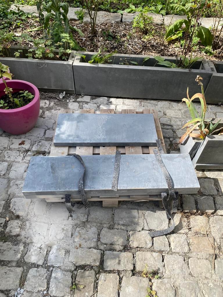 Couvre murs pierre bleue, Ophalen, Zo goed als nieuw