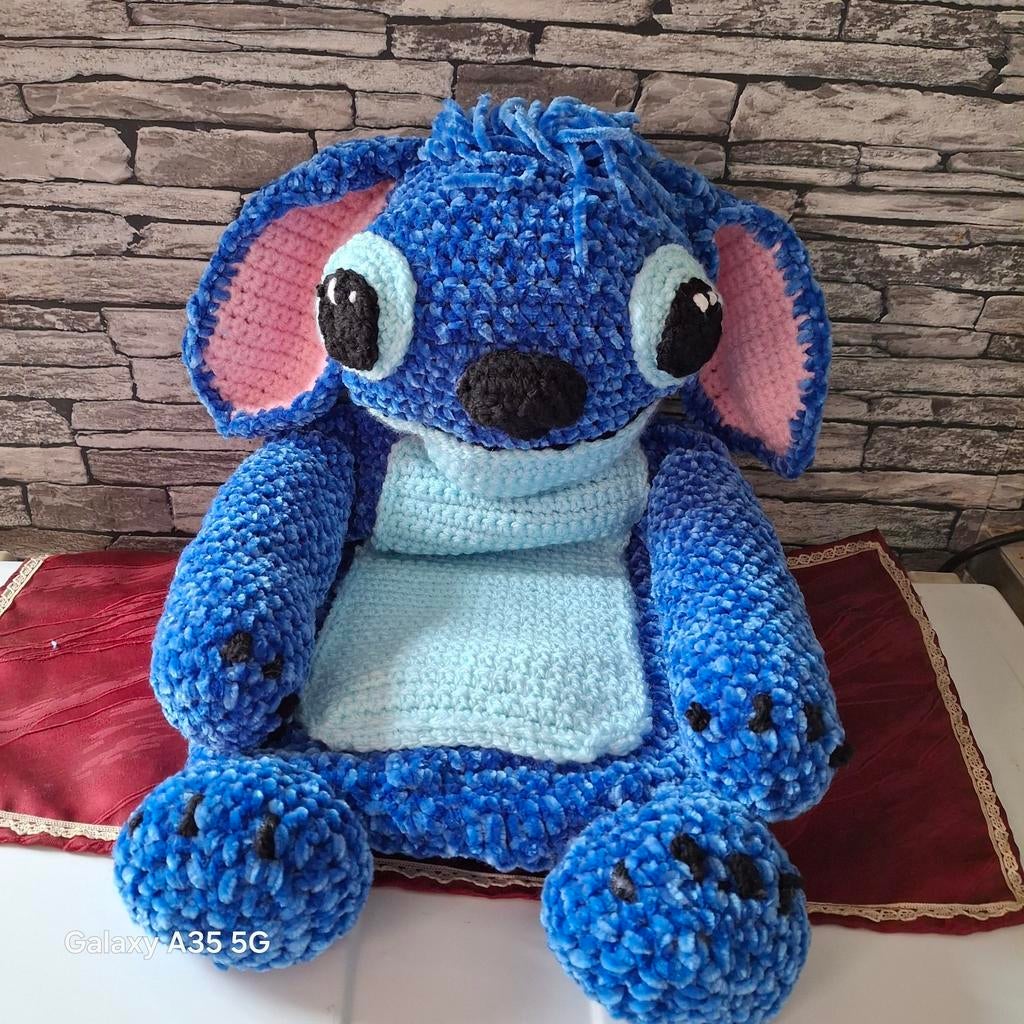 Stitch avec bouillotte, en laine florale douce, Enlèvement ou Envoi, Neuf