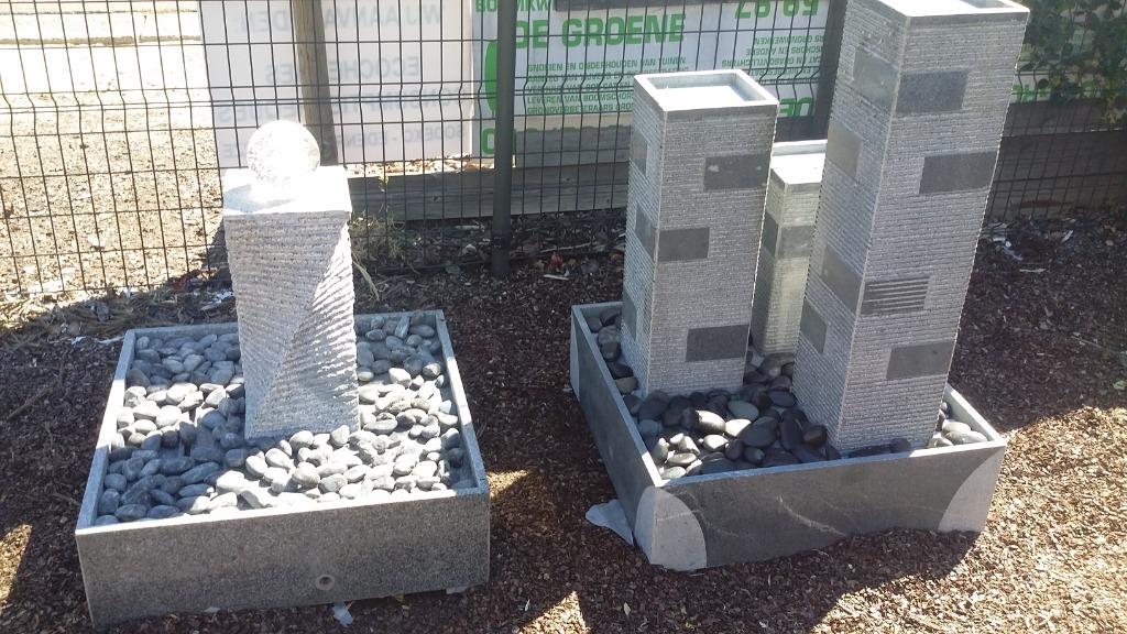 FONTEINEN IN  GRANIET EN WATERPARTIJEN KOPEN MIN 20 %, Tuin en Terras, Ophalen, Nieuw, Graniet, Fontein