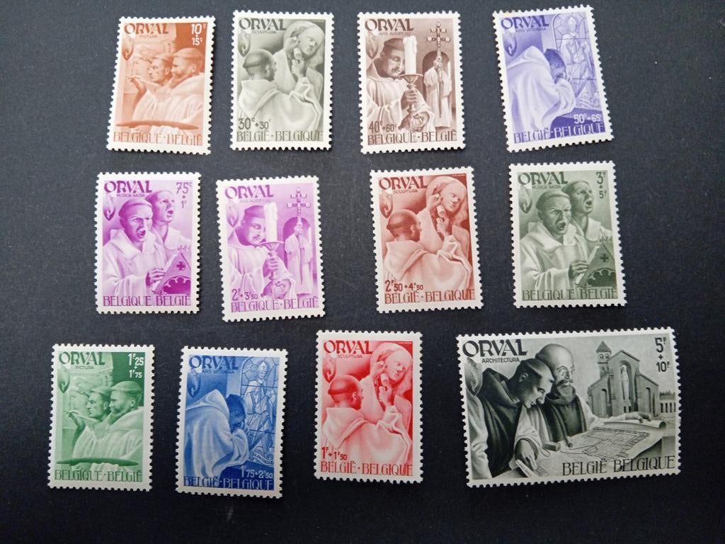 Timbres de Belgique n 556/567* lot 63B, Enlèvement ou Envoi, Neuf