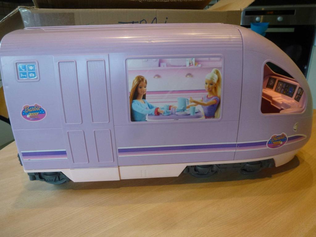 Barbie , train complet, Kinderen en Baby's, Speelgoed |Speelgoedvoertuigen, Zo goed als nieuw, Ophalen of Verzenden