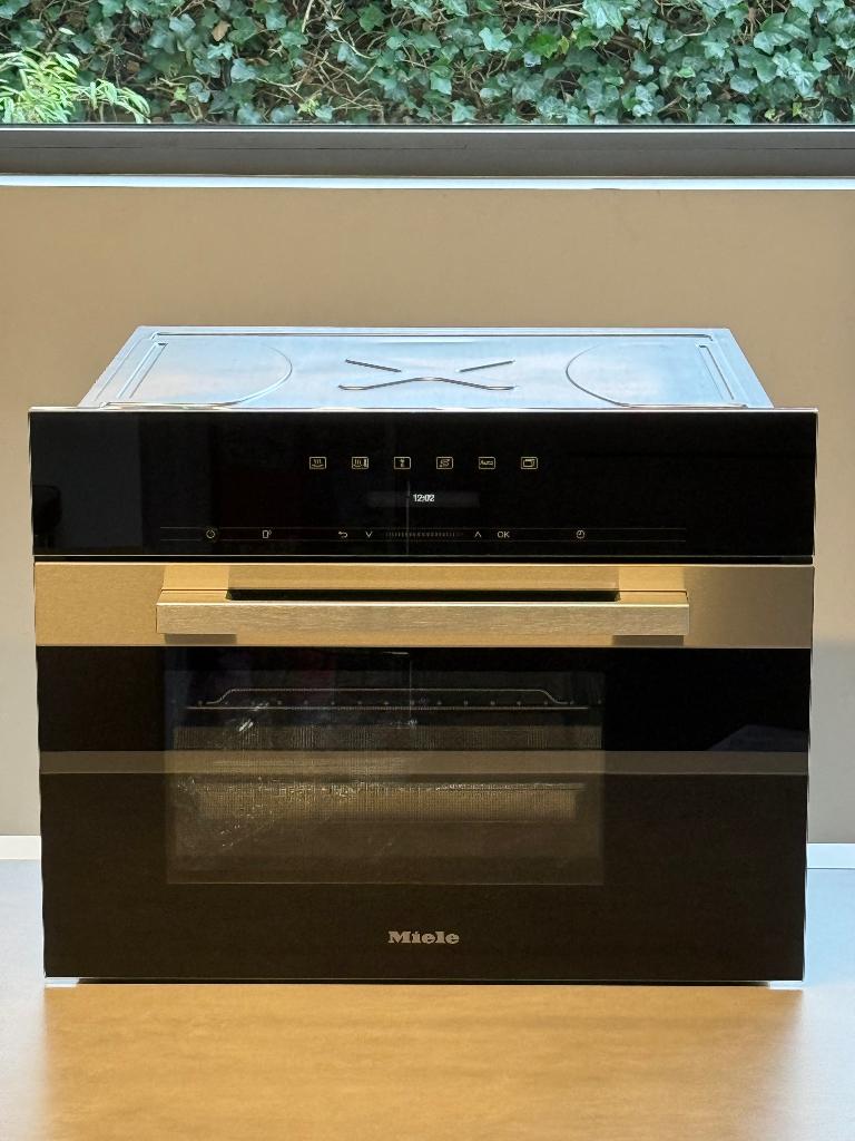 Nieuwe Miele Inbouwstoomoven DG 7240 Roestvrij staal (45 cm), Oven, 60 cm of meer, Nieuw, Stoom
