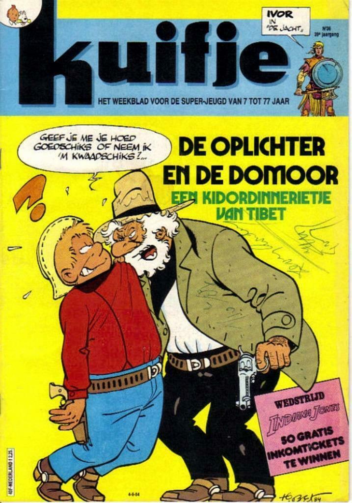 Weekblad Kuifje van 4-9-1984, 39ste Jaargang, Nummer 36, Gelezen, Europa, Ophalen of Verzenden, Meerdere comics