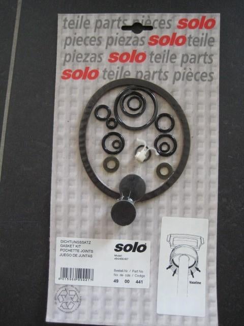 Solo druksproeier compleet dichtingsset model 454-456-467, Tuin en Terras, Ophalen of Verzenden, Nieuw, Handsproeier