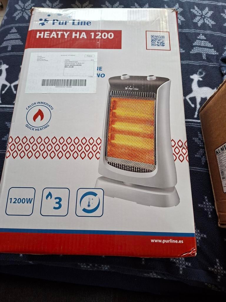 Radiateur halogène de 1200 watts, Enlèvement