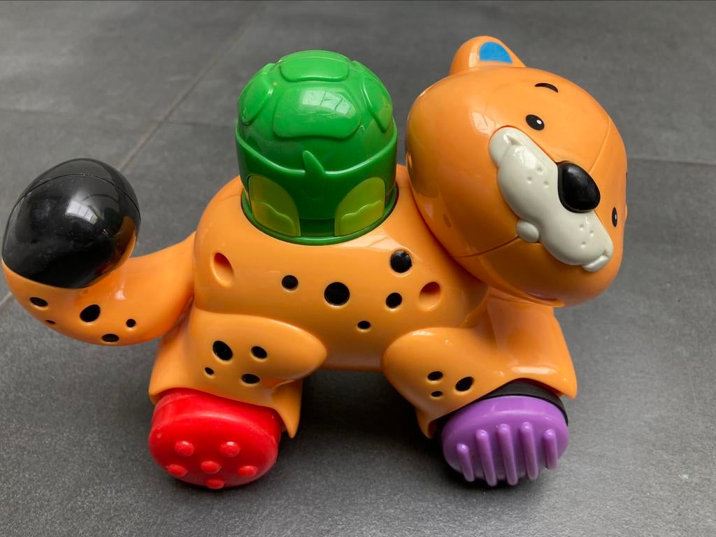 250: Fisher price wagentje of kat op wielen, Ophalen of Verzenden, Zo goed als nieuw, Auto of Voertuig