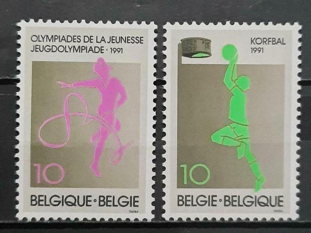 België: OBP 2402/03 ** Sport 1991., Frankeerzegel, Ophalen of Verzenden, Zonder stempel, Postfris
