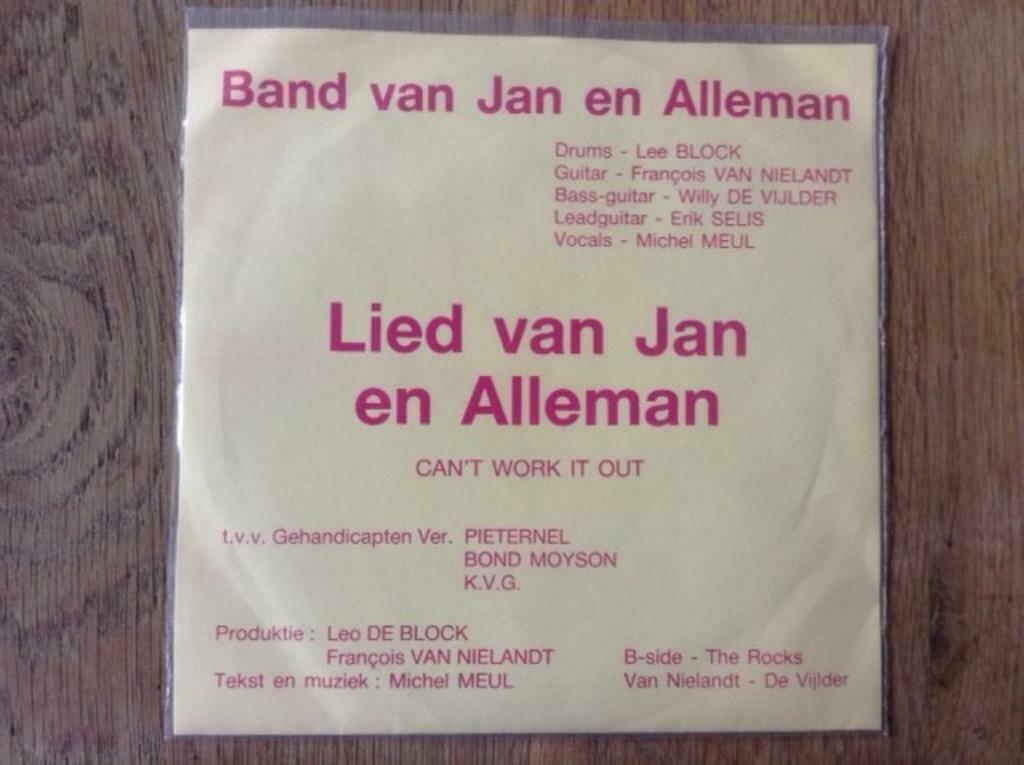 single band van jan en alleman / the rocks, Ophalen of Verzenden, 7 inch, Nederlandstalig, Single