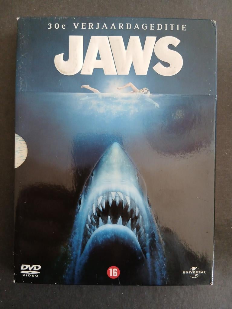 Jaws (1975) Roy Scheider, Richard Dreyfuss, Vanaf 16 jaar, Ophalen of Verzenden, Zo goed als nieuw