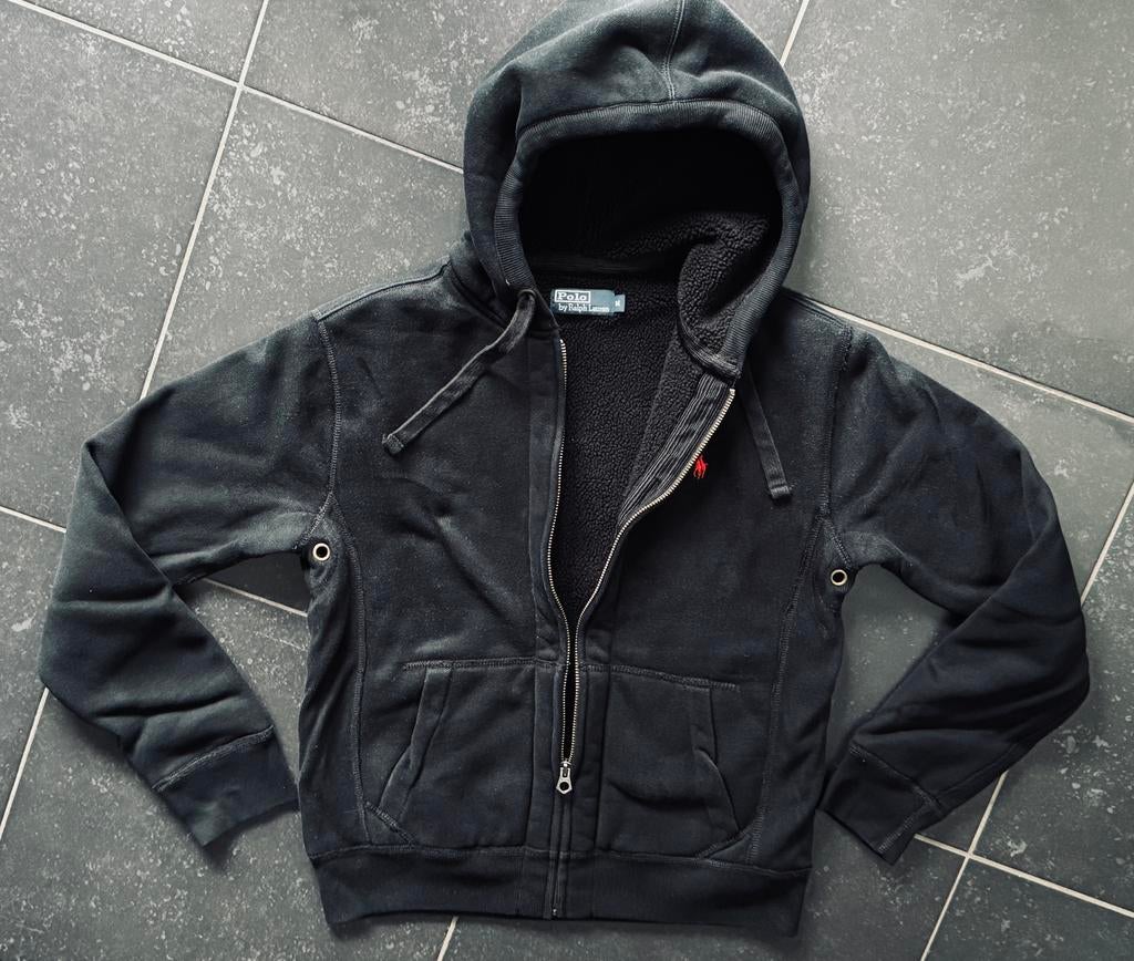 Ralph Lauren “hoodie / jas” maat M, Enlèvement, Comme neuf, Taille 48/50 (M), Noir