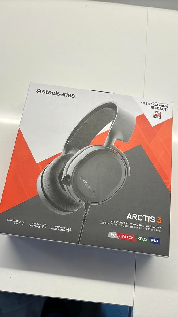 Steelseries Arctis 3, Ophalen, Op oor (supra aural), Overige merken