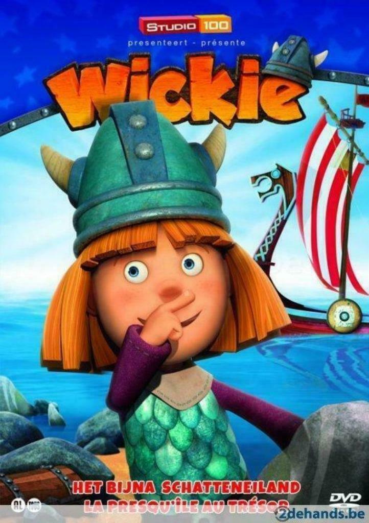 DVD WICKIE - HET BIJNA SCHATTENEILAND, Ophalen of Verzenden