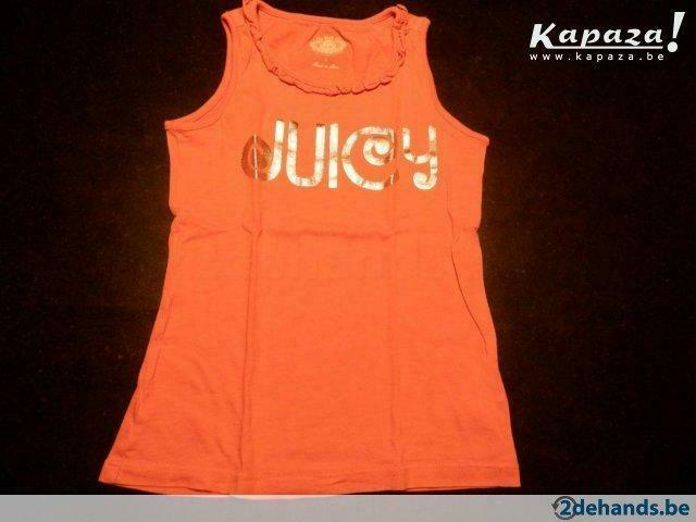 Juicy Couture : Roze T-shirt zonder mouwen maat 4j, Enlèvement ou Envoi, Utilisé, Fille, Chemise ou À manches longues