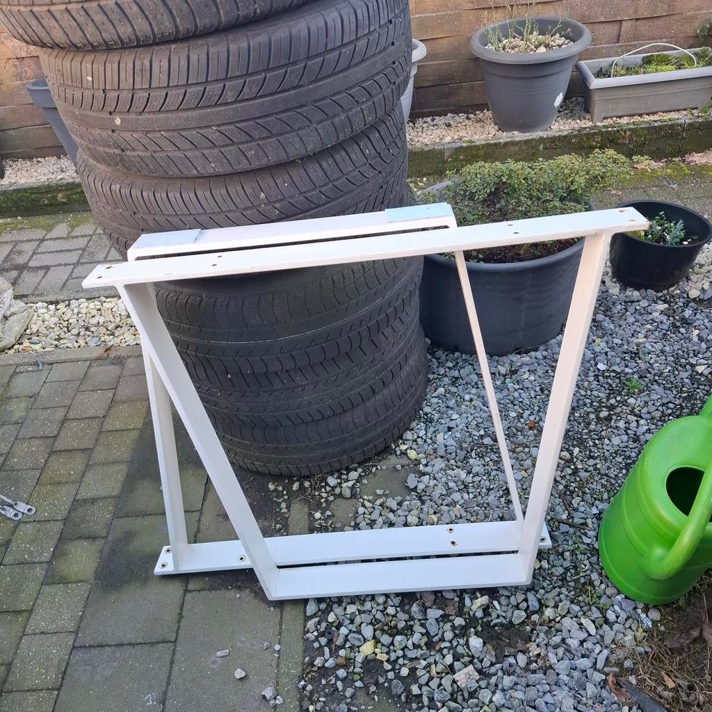 2 tafelpoten, Huis en Inrichting, Ophalen
