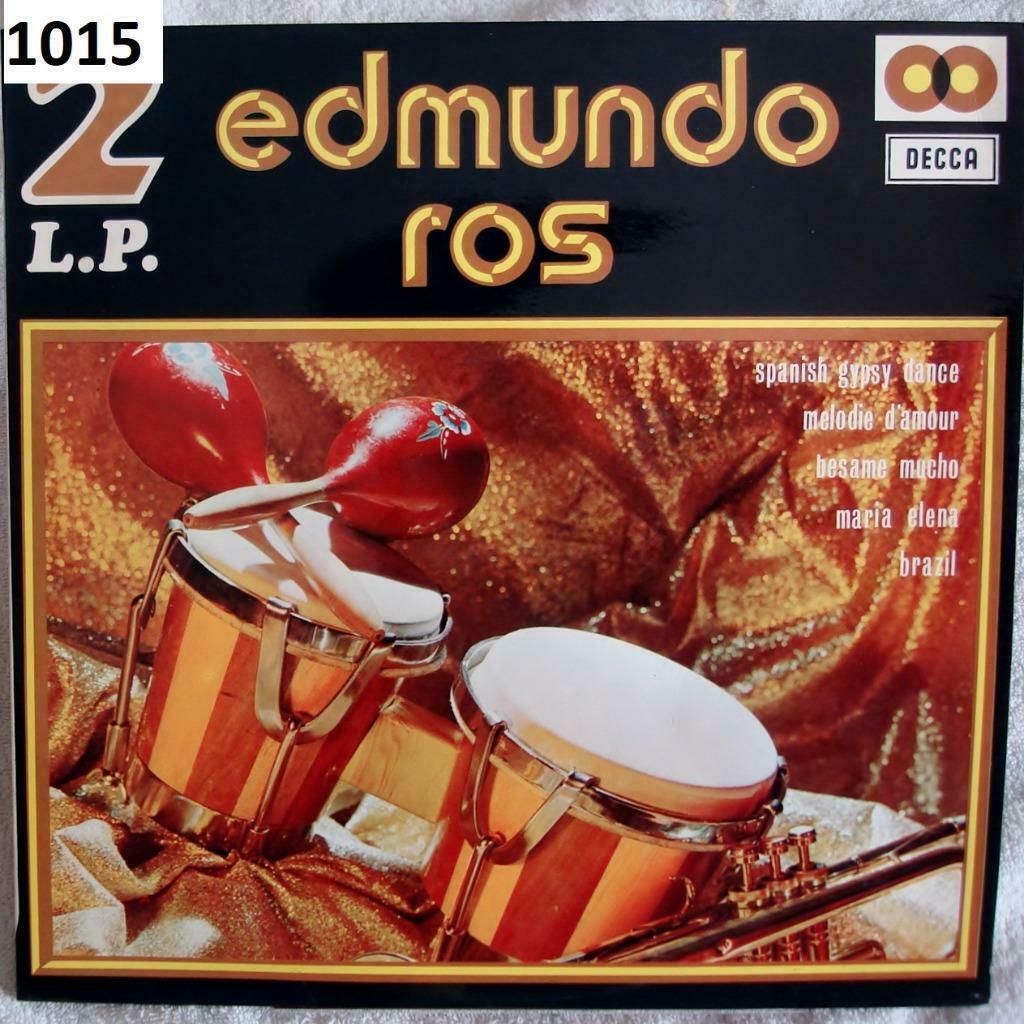 kn0587 : 2x LP van Edmundo Ros, Cd's en Dvd's, Vinyl | Overige Vinyl, Ophalen of Verzenden, Zo goed als nieuw, 12 inch