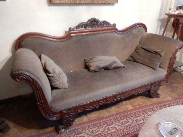 Antieke zetel, Huis en Inrichting, Zetels | Zetels, Ophalen, Louis IVX, 150 tot 200 cm, Driepersoons