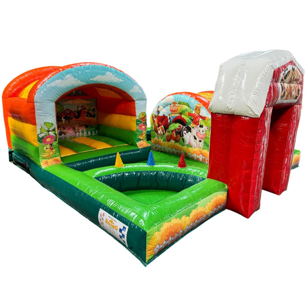 Verhuur Kinderboerderij (Kidszone Farm met springkasteel), Envoi