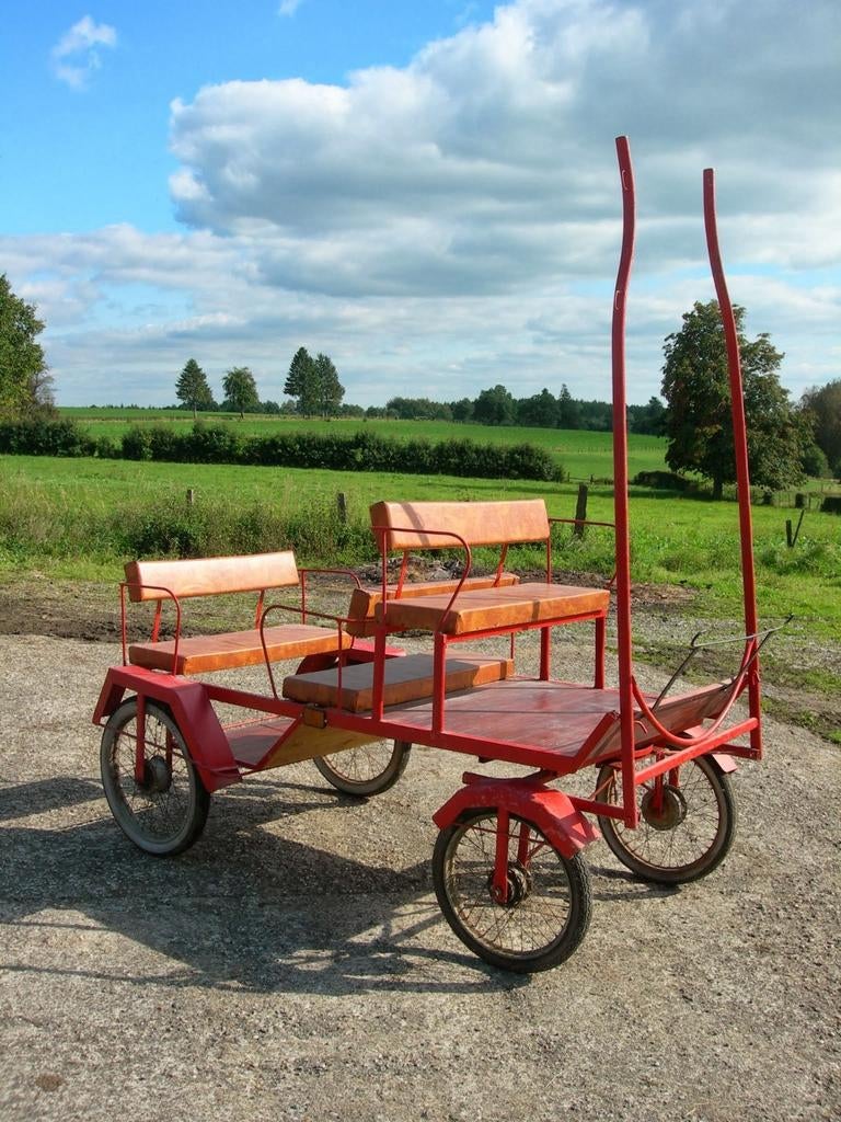 Voiture à tirer derrière un pony (ou tracteur), Poney