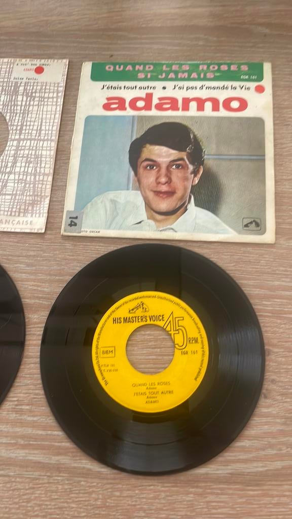 Lot Adamo Singles, 6 singles of meer, Ophalen of Verzenden, Gebruikt, Overige genres