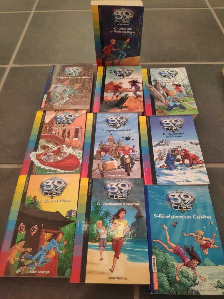 Série Les 39 clés, Gelezen