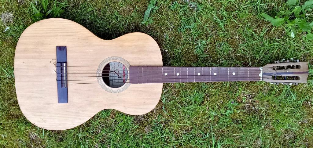 Akoestiche gitaar, folkgitaar, maat 1/2, warme klank., Ophalen, Gebruikt, Klassieke of Spaanse gitaar