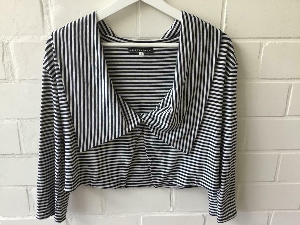 Korte gilet RHETORIQUE, Kleding | Dames, Maat 38/40 (M), Blauw, Ophalen of Verzenden, Zo goed als nieuw