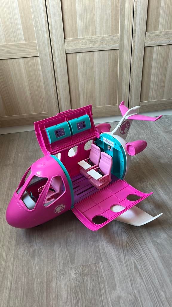 Barbie vliegtuig, Kinderen en Baby's, Ophalen, Zo goed als nieuw
